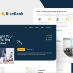 Riserank - Digital Marketing Agency Elementor Pro Template Kit