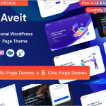 Aveti - Elementor Landing Page WordPress Theme