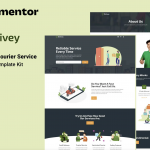 Delivey - Delivery & Courier Service Elementor Template Kit