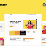 Elsa - Social Media Marketing & Management Elementor Pro Full Site Template Kit