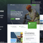 Syngenic - Solar & Renewable Energy Elementor Template Kit