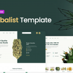 Herbalist – Medical Marijuana Store Elementor Template Kit