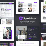 Speaktron – Public Speaker & Life Coach Elementor Template Kit