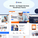 Airvice - AC Repair Services WordPress Theme