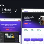 Ginsta - Cloud Hosting Company Elementor Template Kit