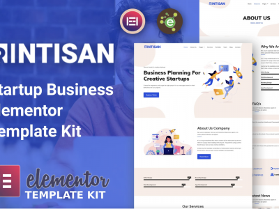 Rintisan - Startup Business Elementor Template Kit
