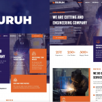Buruh - Laser Cutting & Engineering Company Elementor Template Kit