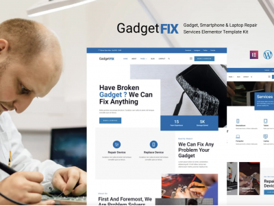GadgetFIX - Gadget, Smartphone & Laptop Repair Services Template Kit