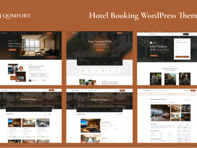 Hotel Booking WordPress Theme - Qomfort