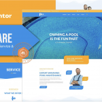Poolcare - Swimming Pool Service & Maintenance Elementor Template Kit