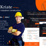 Kriate - Industrial Construction WordPress Theme