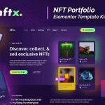NFTx - NFT Portfolio Elementor Template Kit