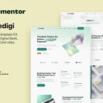 Credigi – Digital Bank & Credit Card Elementor Template Kit