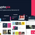Cryptopia - NFT Crypto Sales Elementor Template Kit