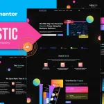 Bustic - Tech & Software Company Elementor Template kit