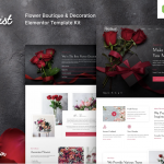 Flowtrist – Flower Boutique & Florist Elementor Template Kit