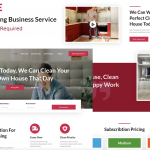 Obe - House Cleaning Business Elementor Template Kits