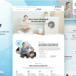 Dryze – Dry Cleaning & Laundry Service Elementor Template Kit