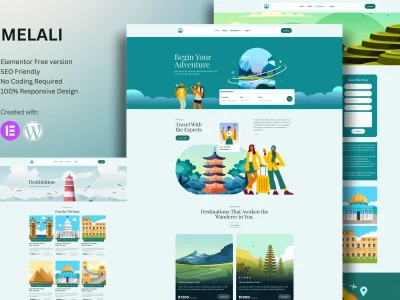 Melali - Tour & Travel Agency Elementor Template Kit