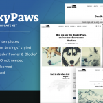 HuskyPaws - Dog Breeder Elementor Template Kit