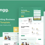 Writingg - Content Copywriting Services Elementor Template Kit