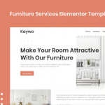 Kaywo - Furniture Services Elementor Template Kit